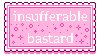 Insufferable stamp